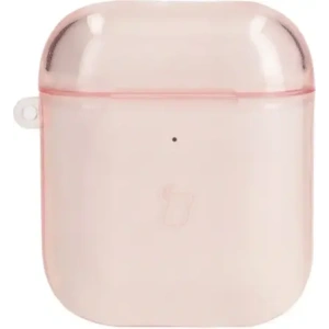 Hurtownia GSM - Etui Bizon Case Headphone Clear pro Airpods 1/2 průhledně-růžové - BIZ3923 - {ean13} - Hurt