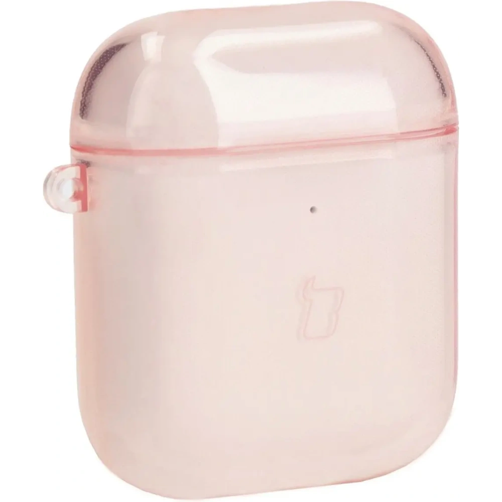 Hurtownia GSM - Etui Bizon Case Headphone Clear do Airpods 1/2 przezroczysto-różowe - BIZ3923 - {ean13} - Hurt