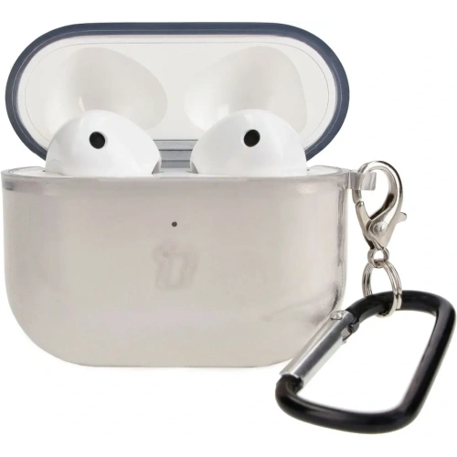 Etui Bizon Case Headphone Clear do Airpods 3 przezroczysto-czarne