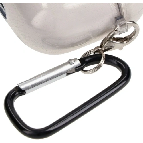 Etui Bizon Case Headphone Clear do Airpods 3 przezroczysto-czarne