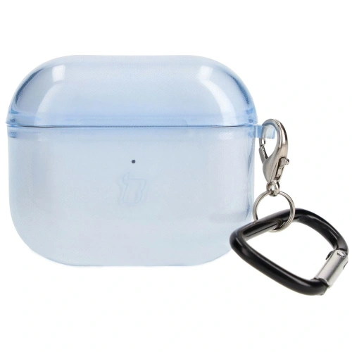 Etui Bizon Case Headphone Clear do Airpods 3 przezroczysto-niebieskie