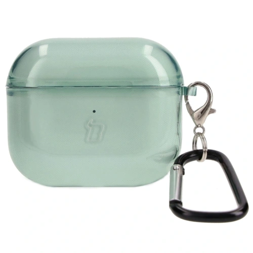 Etui Bizon Case Headphone Clear do Airpods 3 przezroczysto-zielone