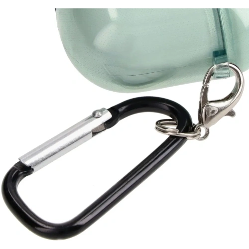 Etui Bizon Case Headphone Clear do Airpods 3 przezroczysto-zielone