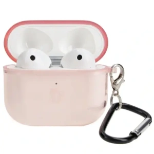 Hurtownia GSM - Etui Bizon Case Headphone Clear pro Airpods 3 průhledně-růžové - BIZ3928 - {ean13} - Hurt
