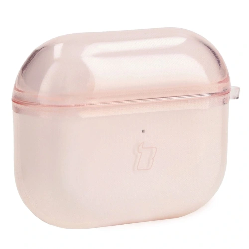 Etui Bizon Case Headphone Clear do Airpods 3 przezroczysto-różowe