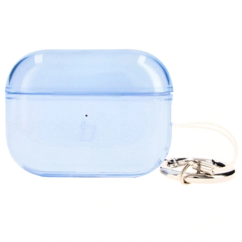 Etui Bizon Case Headphone Clear do Airpods Pro 2 przezroczysto-niebieskie