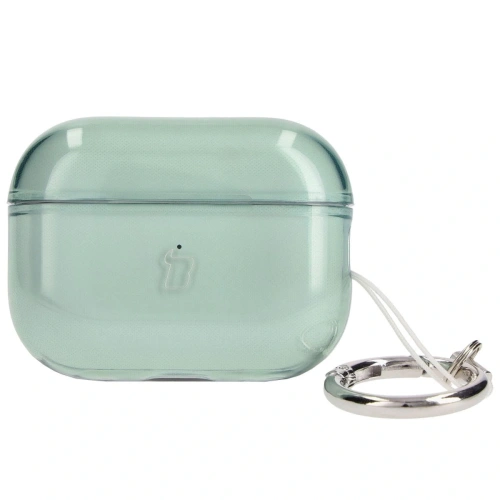 Etui Bizon Case Headphone Clear do Airpods Pro 2 przezroczysto-zielone