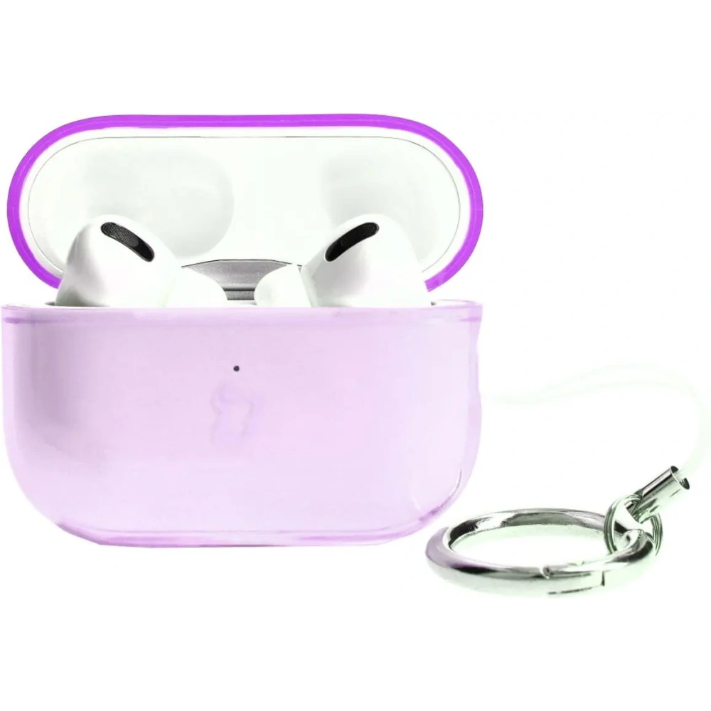Hurtownia GSM - Etui Bizon Case Headphone Clear pro Airpods Pro 2 průhledně růžové - BIZ3933 - {ean13} - Hurt
