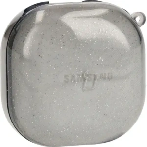 Hurtownia GSM - Bizon Case Headphone Clear Samsung Galaxy Buds Live / Pro / Buds2 / Buds2 Pro / Buds FE fekete-csillámos - BIZ3934 - {ean13} - Hurt