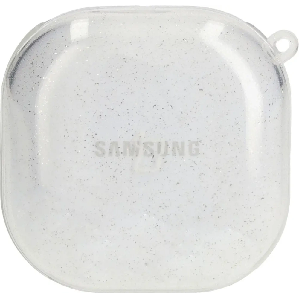 Hurtownia GSM - Etui Bizon Case Headphone Clear do Samsung Galaxy Buds Live / Pro / Buds2 / Buds2 Pro / Buds FE průhledné s glitry - BIZ3935 - {ean13} - Hurt