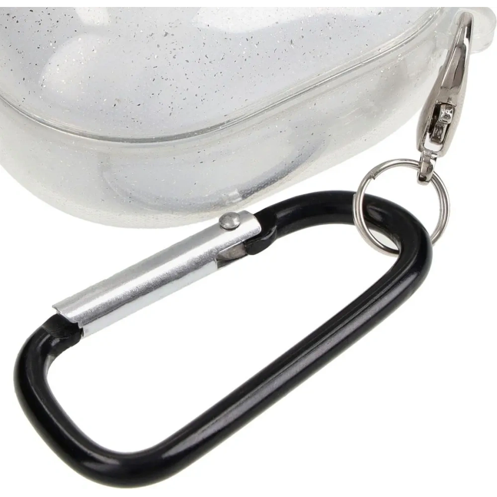 Hurtownia GSM - Etui Bizon Case Headphone Clear do Samsung Galaxy Buds Live / Pro / Buds2 / Buds2 Pro / Buds FE przezroczysto-brokatowe - BIZ3935 - {ean13} - Hurt