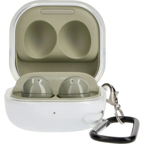 Etui Bizon Case Headphone Clear do Samsung Galaxy Buds Live / Pro / Buds2 / Buds2 Pro / Buds FE przezroczyste