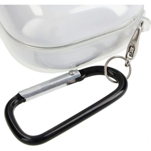 Etui Bizon Case Headphone Clear do Samsung Galaxy Buds Live / Pro / Buds2 / Buds2 Pro / Buds FE przezroczyste