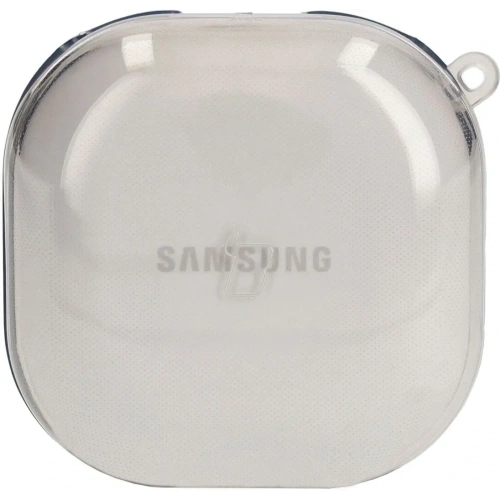 Etui Bizon Case Headphone Clear do Samsung Galaxy Buds Live / Pro / Buds2 / Buds2 Pro / Buds FE przezroczysto-czarne