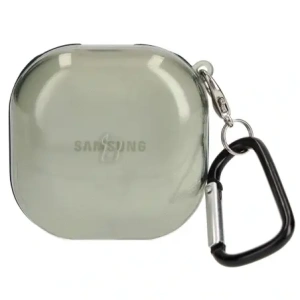 Hurtownia GSM - Bizon Case Fejhallgató Átlátszó Samsung Galaxy Buds Live / Pro / Buds2 / Buds2 Pro / Buds FE átlátszó-zöld - BIZ3938 - {ean13} - Hurt