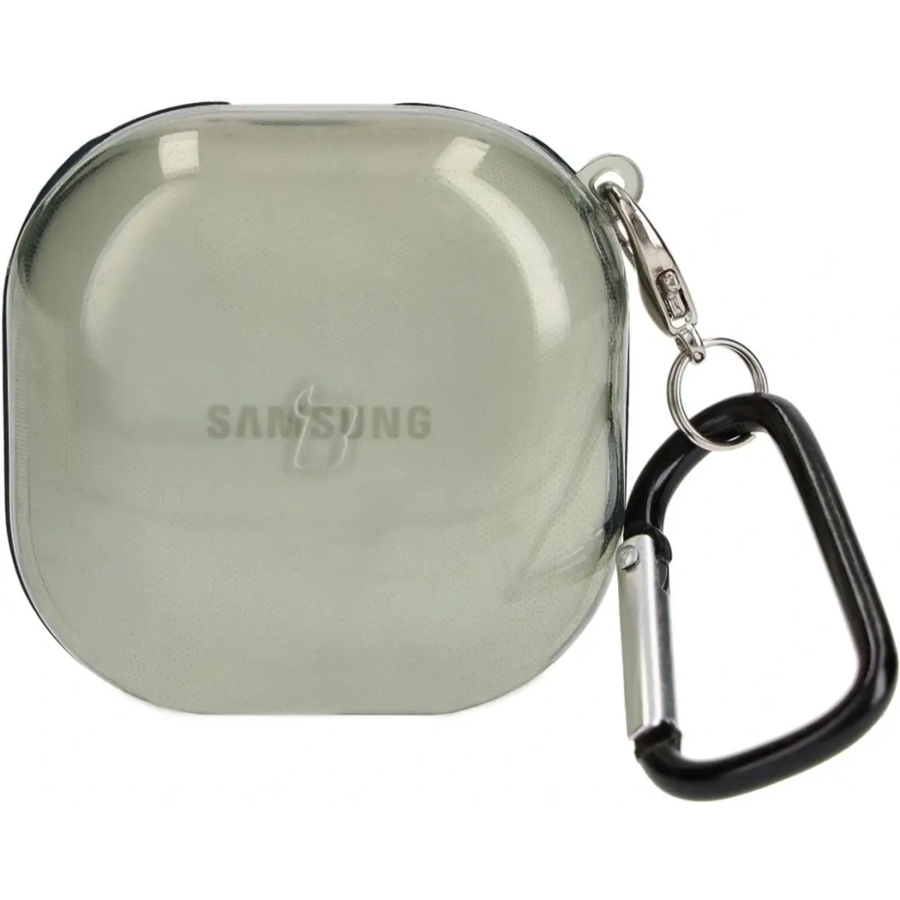 Wholesale Bizon Case Headphone Clear Samsung Galaxy Buds Live / Pro / Buds2 / Buds2 Pro / Buds FE clear-green - BIZ3938 - {ean13} - Hurt