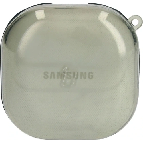 Etui Bizon Case Headphone Clear do Samsung Galaxy Buds Live / Pro / Buds2 / Buds2 Pro / Buds FE przezroczysto-zielone