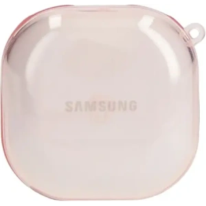 Hurtownia GSM - Etui Bizon Case Headphone Clear do Samsung Galaxy Buds Live / Pro / Buds2 / Buds2 Pro / Buds FE průhledně-růžové - BIZ3939 - {ean13} - Hurt