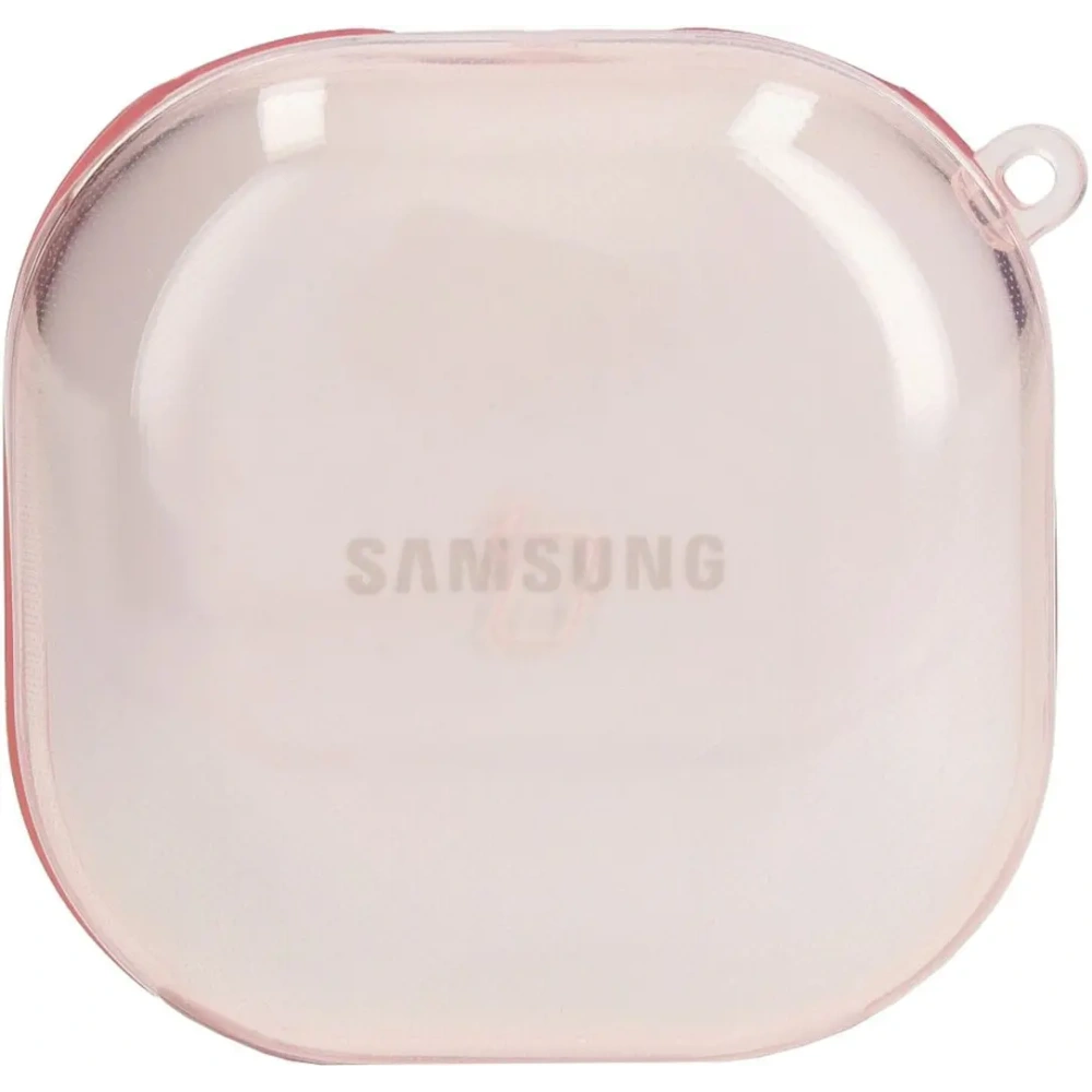 Hurtownia GSM - Etui Bizon Case Headphone Clear do Samsung Galaxy Buds Live / Pro / Buds2 / Buds2 Pro / Buds FE průhledně-růžové - BIZ3939 - {ean13} - Hurt