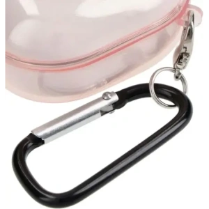 Wholesale Bizon Case Headphone Clear Samsung Galaxy Buds Live / Pro / Buds2 / Buds2 Pro / Buds FE clear-pink - BIZ3939 - {ean13} - Hurt