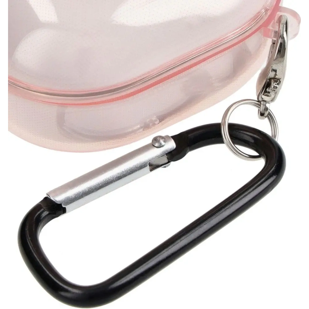 Hurtownia GSM - Bizon Case Headphone Clear Samsung Galaxy Buds Live / Pro / Buds2 / Buds2 Pro / Buds FE transparent-roz - BIZ3939 - {ean13} - Hurt