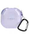 Bizon Case Headphone Clear Samsung Galaxy Buds Live / Pro / Buds2 / Buds2 Pro / Buds FE clear-purple