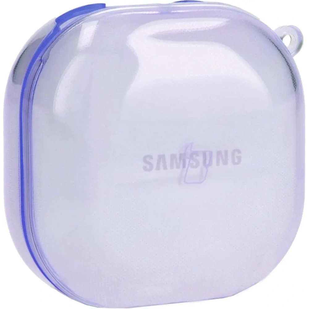 Hurtownia GSM - Bizon Case Headphone Clear Samsung Galaxy Buds Live / Pro / Buds2 / Buds2 Pro / Buds FE átlátszó-lila - BIZ3940 - {ean13} - Hurt