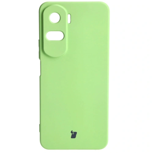 Etui Bizon Case Silicone do Honor 90 Lite jasnozielone