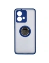 Hurtownia GSM - Bizon Case Hybrid Ring Motorola Edge 40 Neo rauchig mit einem navyblauen Rahmen - BIZ3943 - {ean13} - Hurt