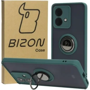 Hurtownia GSM - Husa hibridă Bizon pentru Motorola Edge 40 Neo fumurie cu un cadru verde închis. - BIZ3944 - {ean13} - Hurt