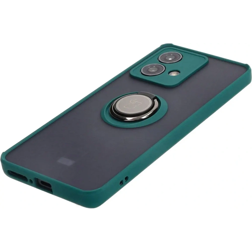 Hurtownia GSM - Bizon Case Hybrid Gyűrű Motorola Edge 40 Neo füstös sötétzöld kerettel - BIZ3944 - {ean13} - Hurt