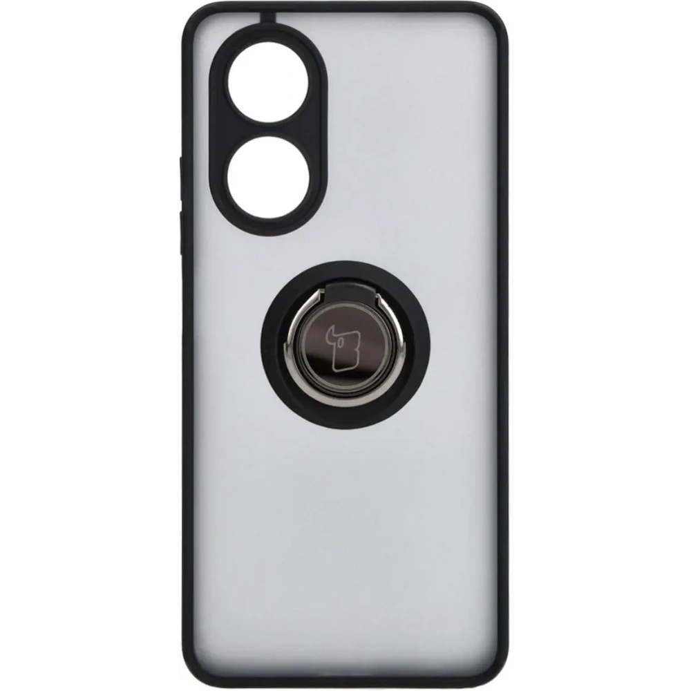 Hurtownia GSM - Bizon Case Hybrid Ring Oppo A58 4G fumuriu cu un cadru negru - BIZ3958 - {ean13} - Hurt