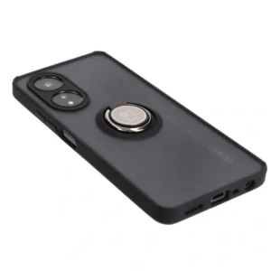 Hurtownia GSM - Etui z uchwytem na palec Bizon Case Hybrid Ring do Oppo A58 4G przydymione z czarną ramką - BIZ3958 - {ean13} - Hurt