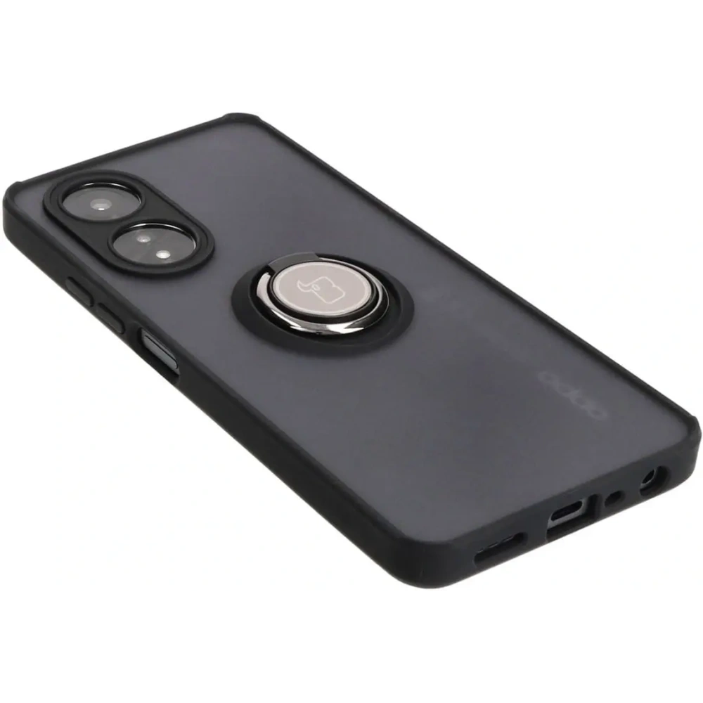 Hurtownia GSM - Pouzdro s prstovým držákem Bizon Case Hybrid Ring pro Oppo A58 4G kouřové s černým rámečkem - BIZ3958 - {ean13} - Hurt