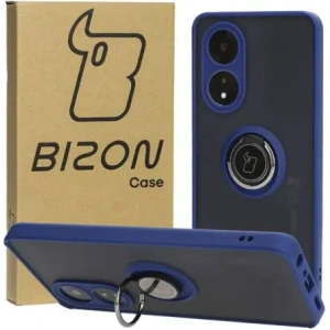 Wholesale Bizon Case Hybrid Ring Oppo A58 4G smoky with a navy blue frame - BIZ3959 - {ean13} - Hurt