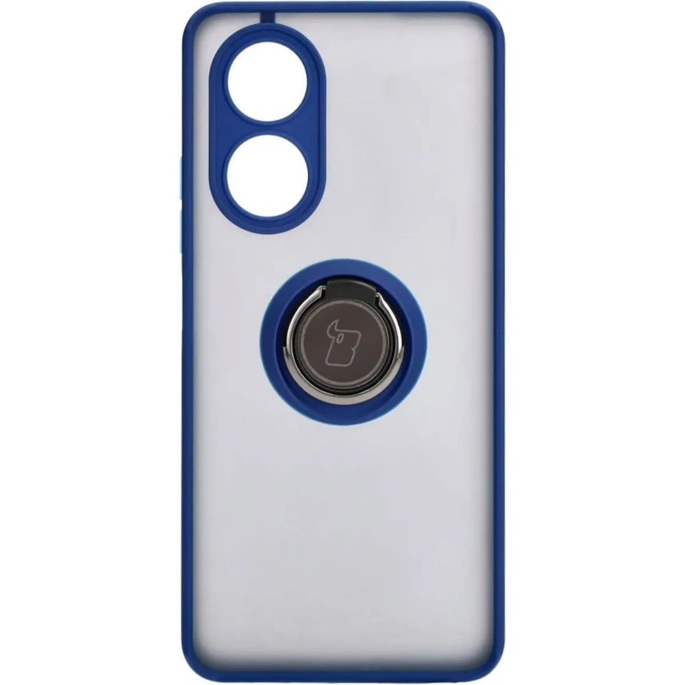 Wholesale Bizon Case Hybrid Ring Oppo A58 4G smoky with a navy blue frame - BIZ3959 - {ean13} - Hurt