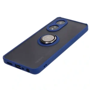 Hurtownia GSM - Etui z uchwytem na palec Bizon Case Hybrid Ring do Oppo A58 4G przydymione z granatową ramką - BIZ3959 - {ean13} - Hurt