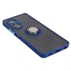 Hurtownia GSM - Etui z uchwytem na palec Bizon Case Hybrid Ring do Oppo A58 4G przydymione z granatową ramką - BIZ3959 - {ean13} - Hurt