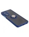 Wholesale Bizon Case Hybrid Ring Oppo A58 4G smoky with a navy blue frame - BIZ3959 - {ean13} - Hurt