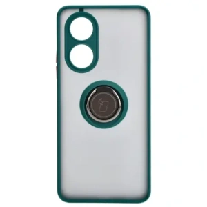Wholesale Bizon Case Hybrid Ring Oppo A58 4G smoky with a dark green frame - BIZ3960 - {ean13} - Hurt