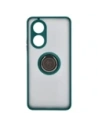 Hurtownia GSM - Etui z uchwytem na palec Bizon Case Hybrid Ring do Oppo A58 4G przydymione z ciemnozieloną ramką - BIZ3960 - {ean13} - Hurt