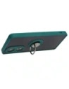 Wholesale Bizon Case Hybrid Ring Oppo A58 4G smoky with a dark green frame - BIZ3960 - {ean13} - Hurt