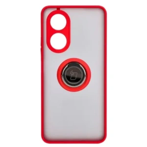 Wholesale Bizon Case Hybrid Ring Oppo A58 4G smoky with a red frame - BIZ3961 - {ean13} - Hurt