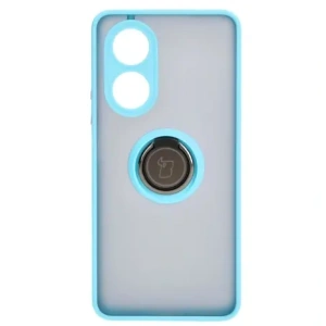 Wholesale Bizon Case Hybrid Ring Oppo A58 4G smoky with a light blue frame - BIZ3962 - {ean13} - Hurt