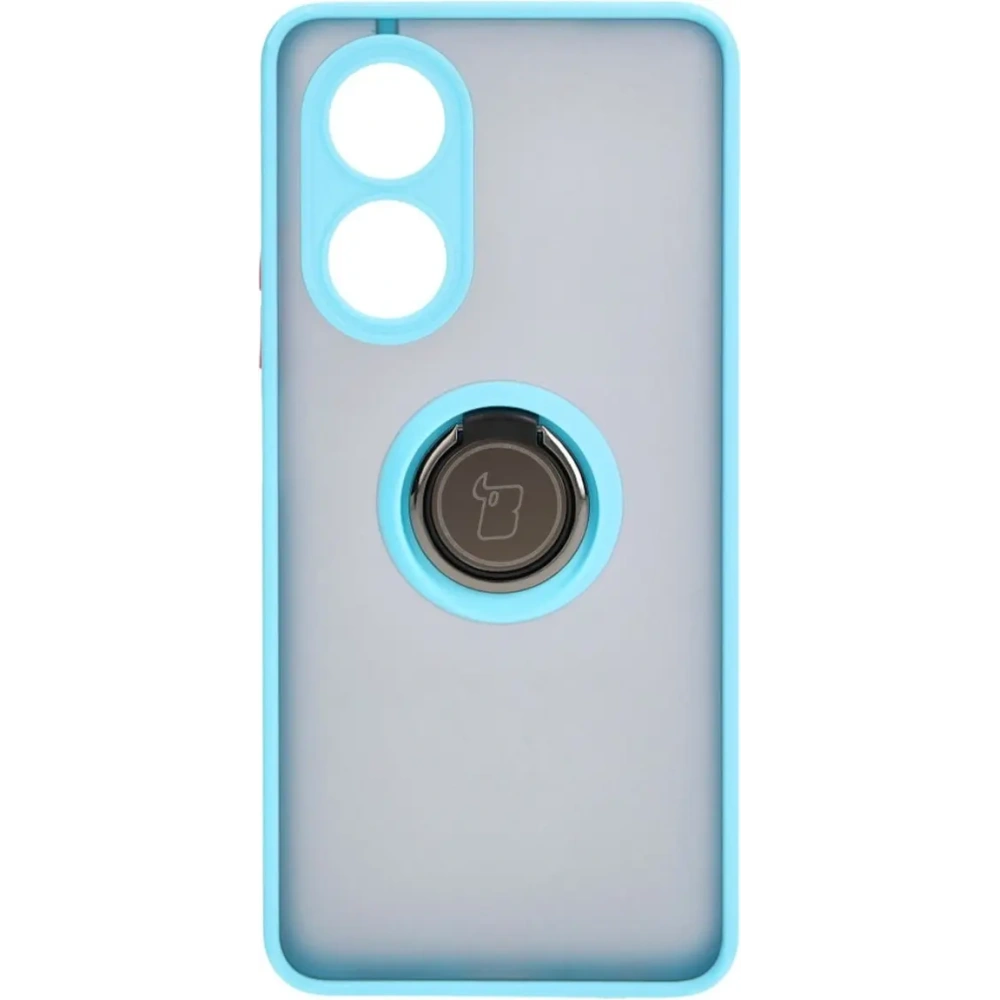 Wholesale Bizon Case Hybrid Ring Oppo A58 4G smoky with a light blue frame - BIZ3962 - {ean13} - Hurt
