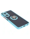 Wholesale Bizon Case Hybrid Ring Oppo A58 4G smoky with a light blue frame - BIZ3962 - {ean13} - Hurt