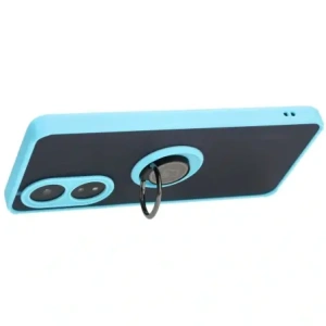 Hurtownia GSM - Etui z uchwytem na palec Bizon Case Hybrid Ring do Oppo A58 4G przydymione z jasnoniebieską ramką - BIZ3962 - {ean13} - Hurt