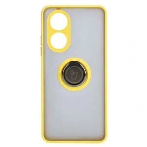 Wholesale Bizon Case Hybrid Ring Oppo A58 4G smoky with a yellow frame - BIZ3963 - {ean13} - Hurt