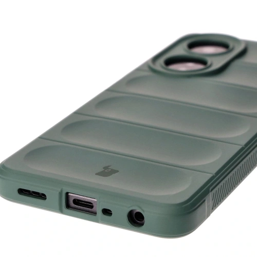 Pancerne etui Bizon Case Tur do Oppo A58 4G ciemnozielone