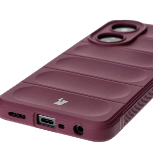 Pancerne etui Bizon Case Tur do Oppo A58 4G ciemnofioletowe